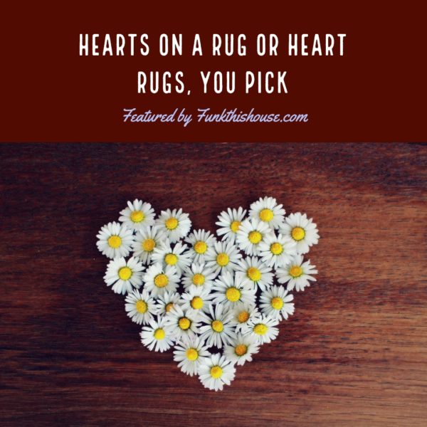 Heart Runner Rug Get Grounded with an Area Rug with Hearts - Various Designs & Colors